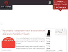 Tablet Screenshot of bugbrigade.com